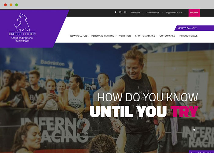 crossfit website designer