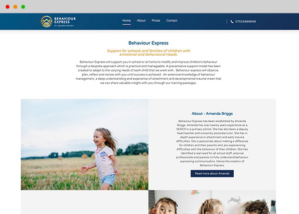 personal website design